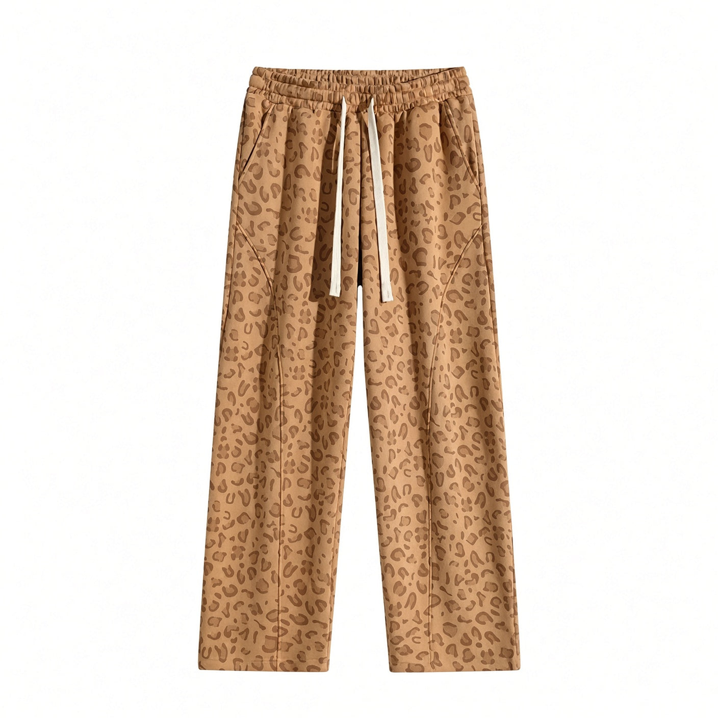 π Unisex Cheetah Print Wide-Leg Pants β Casual Lounge Trousers π₯