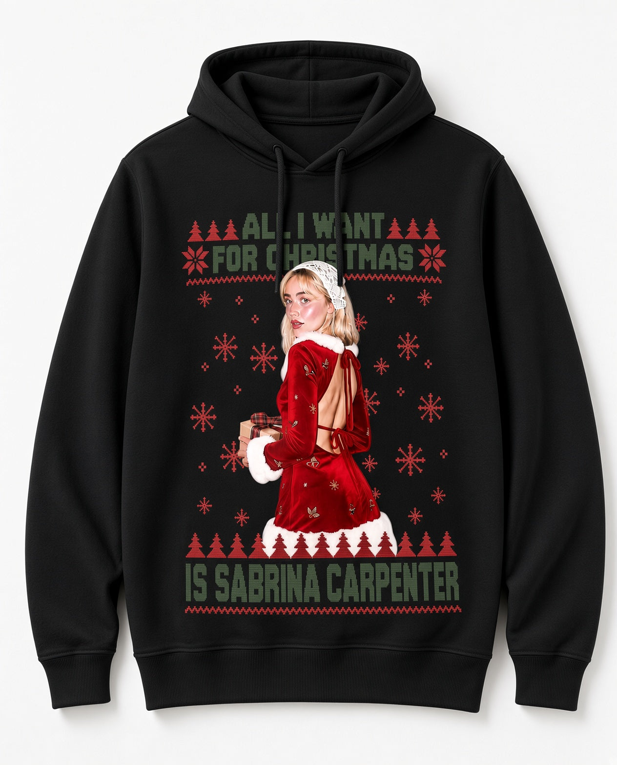 Unisex All I Want for Christmas Hoodie β The Perfect Holiday Gift for Pop Music Fans πππ