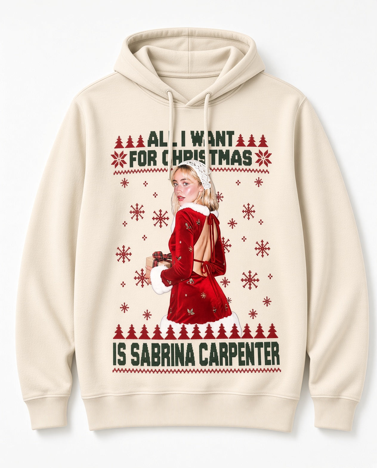 Unisex All I Want for Christmas Hoodie β The Perfect Holiday Gift for Pop Music Fans πππ