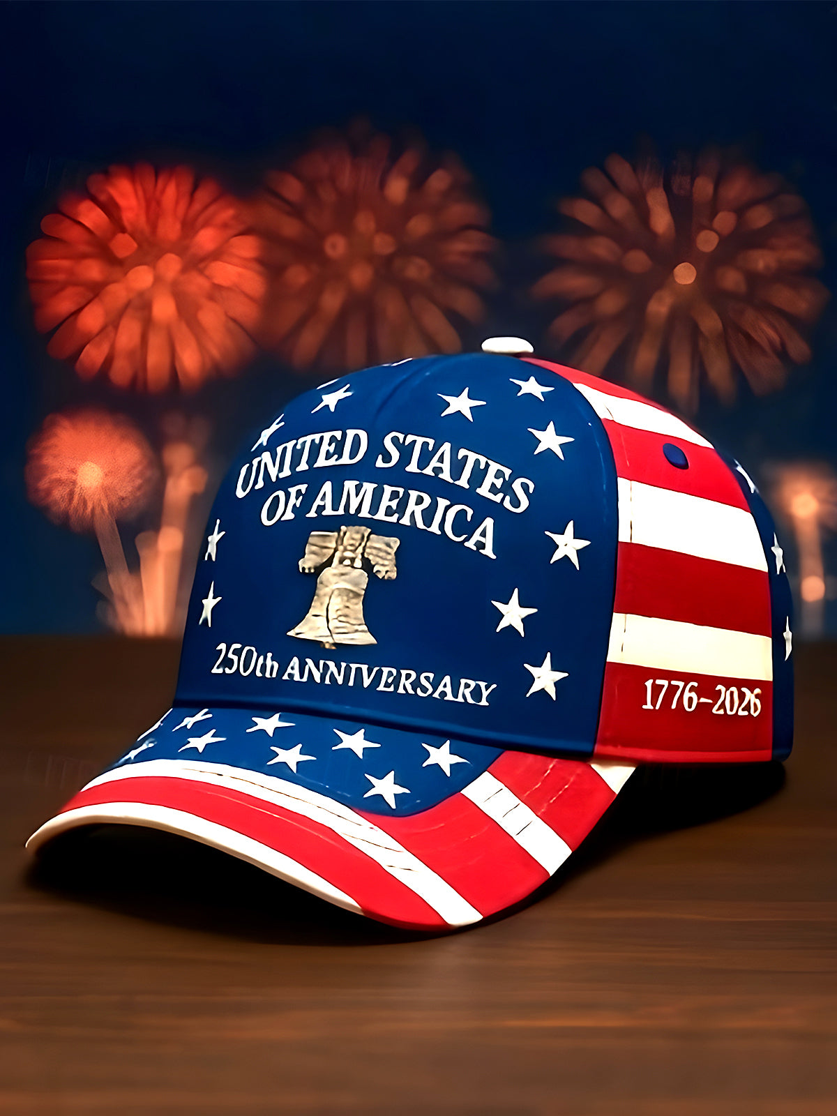 250th Anniversary Celebrate Men's Print Baseball Cap