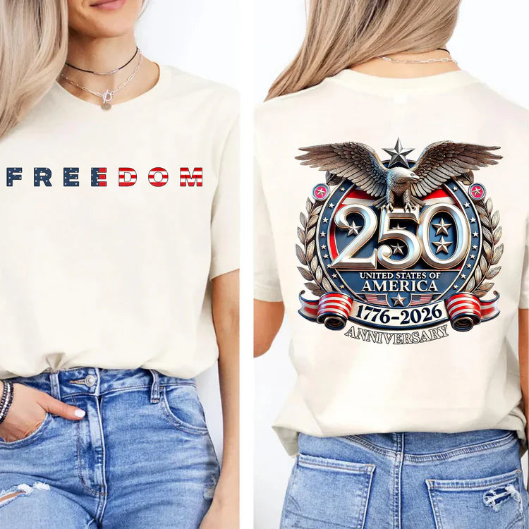 Women's Freedom 250 Years Anniversary Dark Shirt