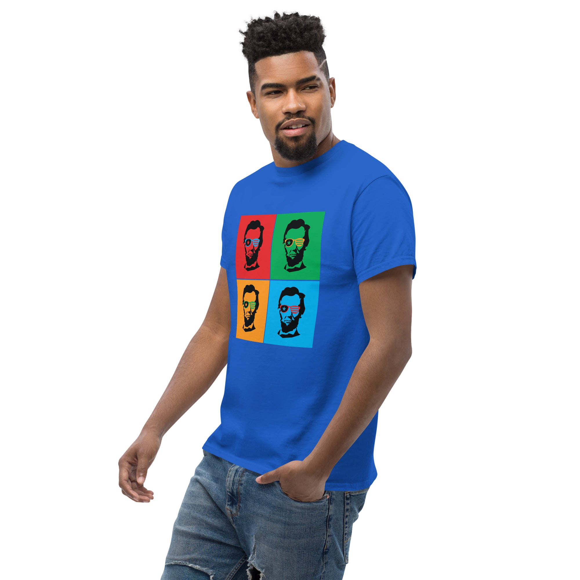 Pop Art Lincoln – Men’s classic tee