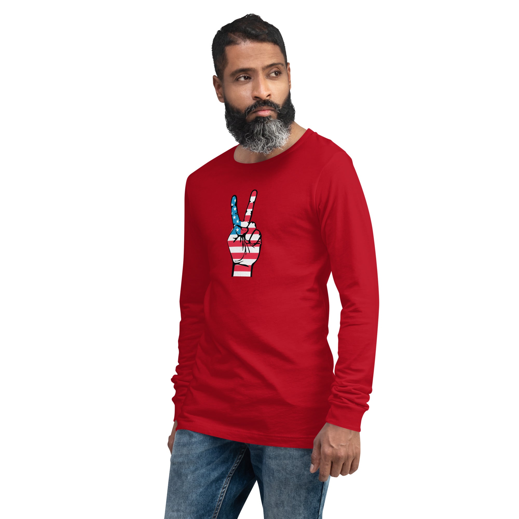 Peace in America – Unisex Long Sleeve Tee