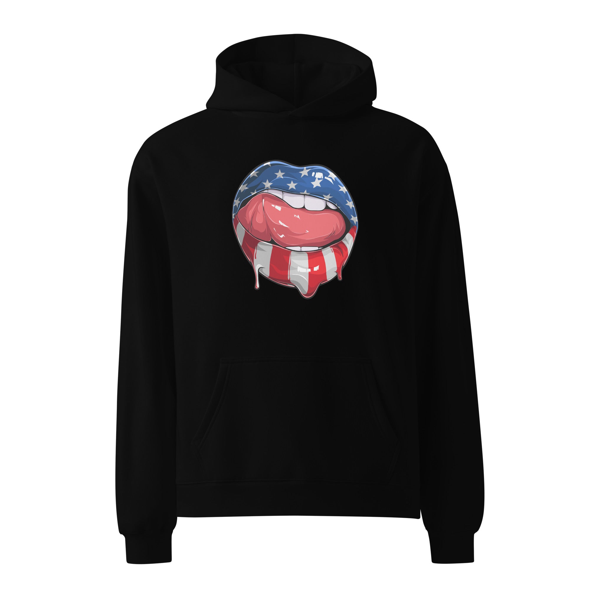 Patriotic Lips – Unisex oversized hoodie