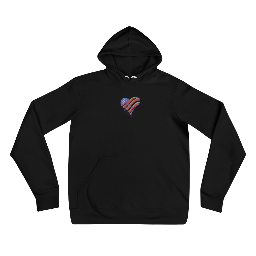 Painted Patriot – Embroidered Unisex hoodie