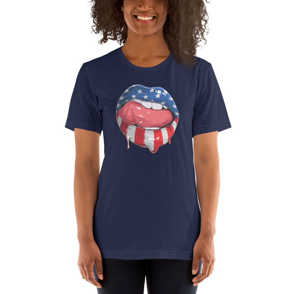 Patriotic Lips – Unisex t-shirt