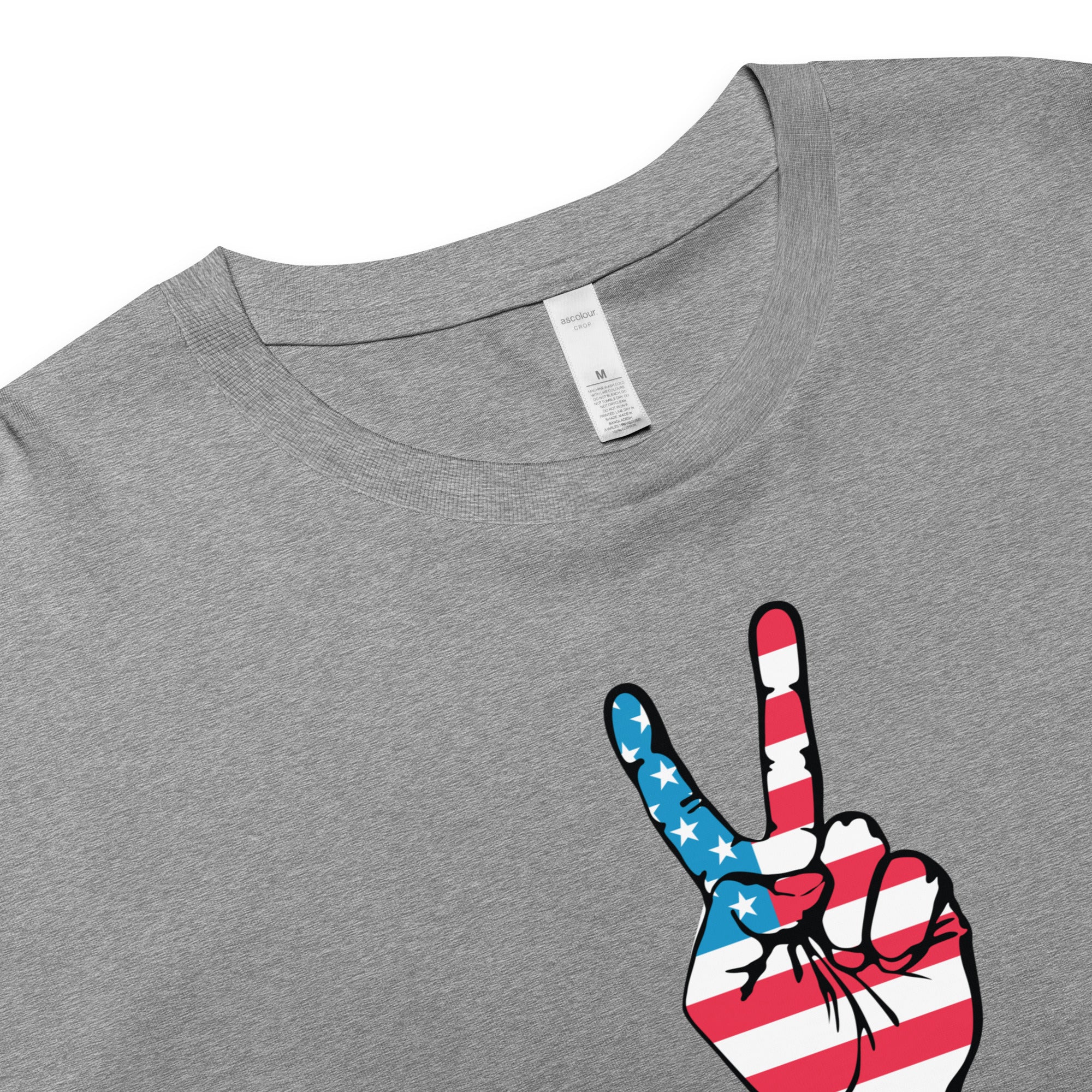 Peace in America – Women’s crop top