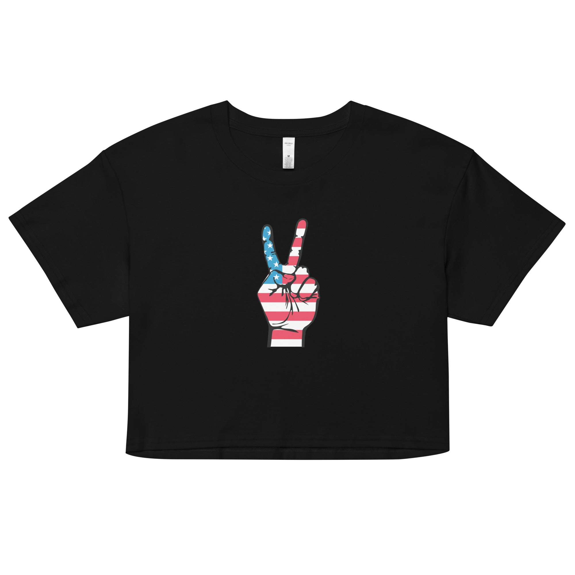 Peace in America – Women’s crop top
