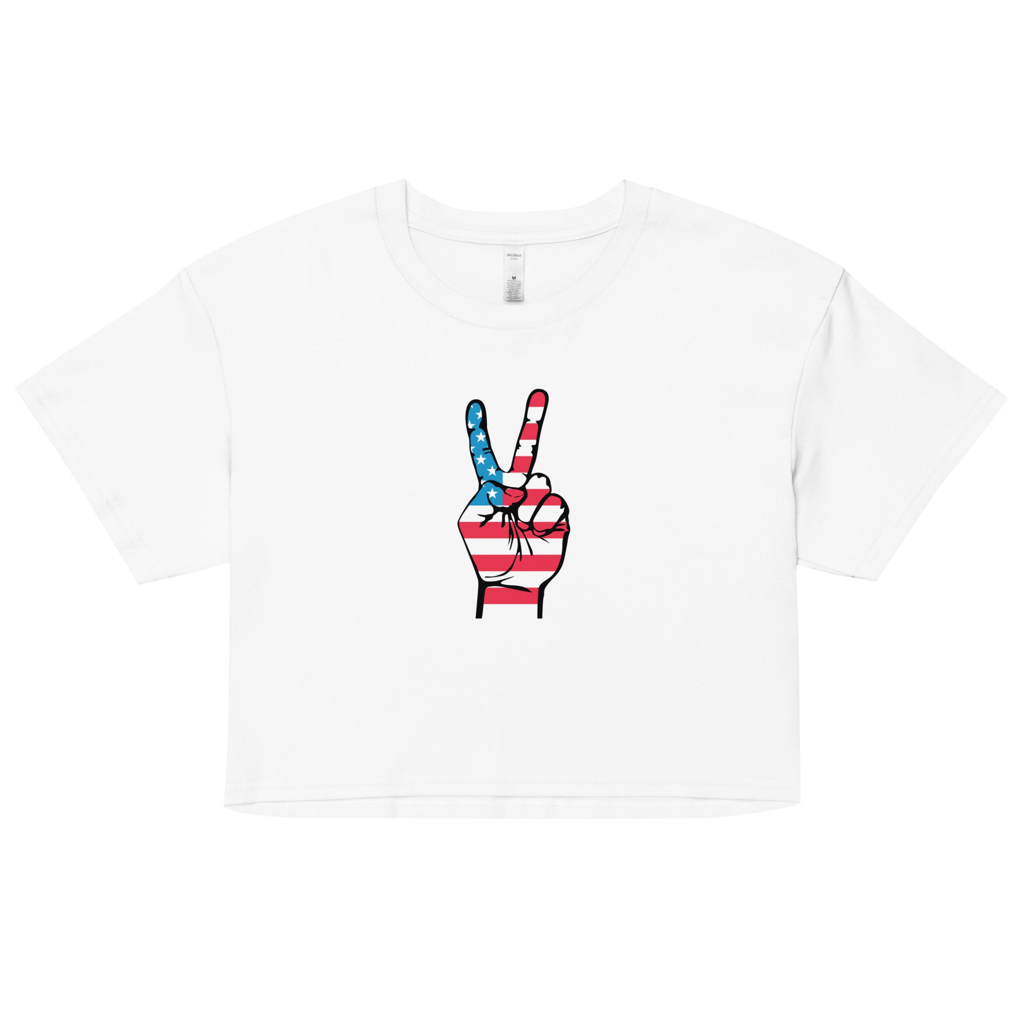 Peace in America – Women’s crop top
