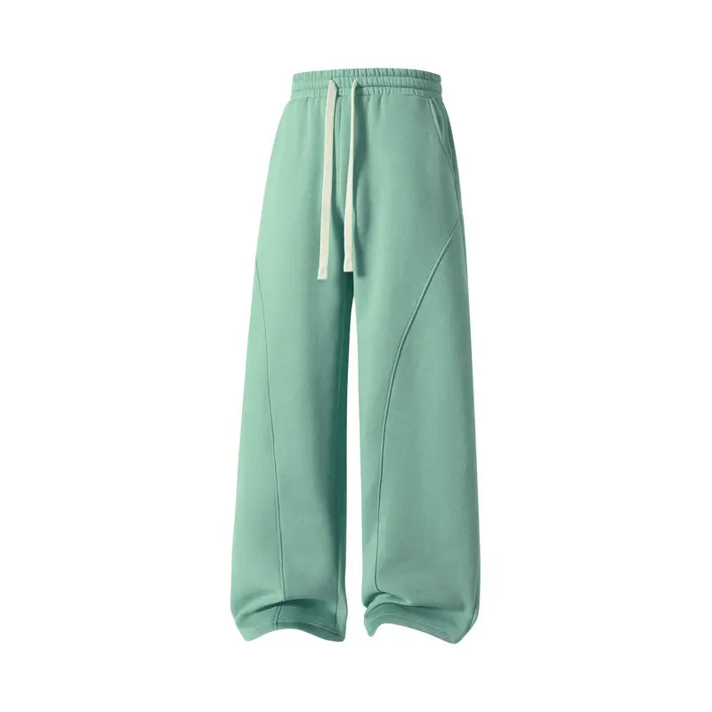 ❄️🖤 Unisex Fleece-Lined Casual Pants – Oversized Loose-Fit Drawstring Trousers 🔥✨👖
