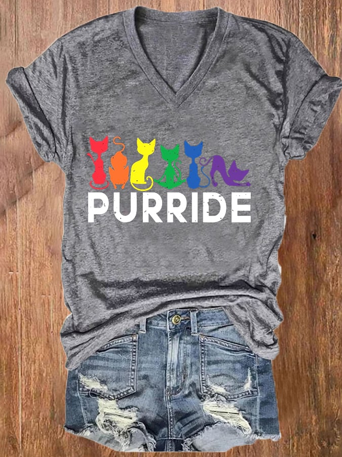 Women's Gay Print Casual Print T-Shirt