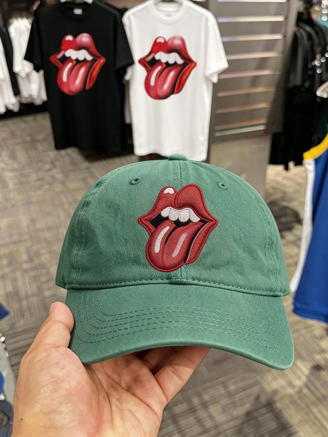 Retro In The Stars Print Baseball Cap