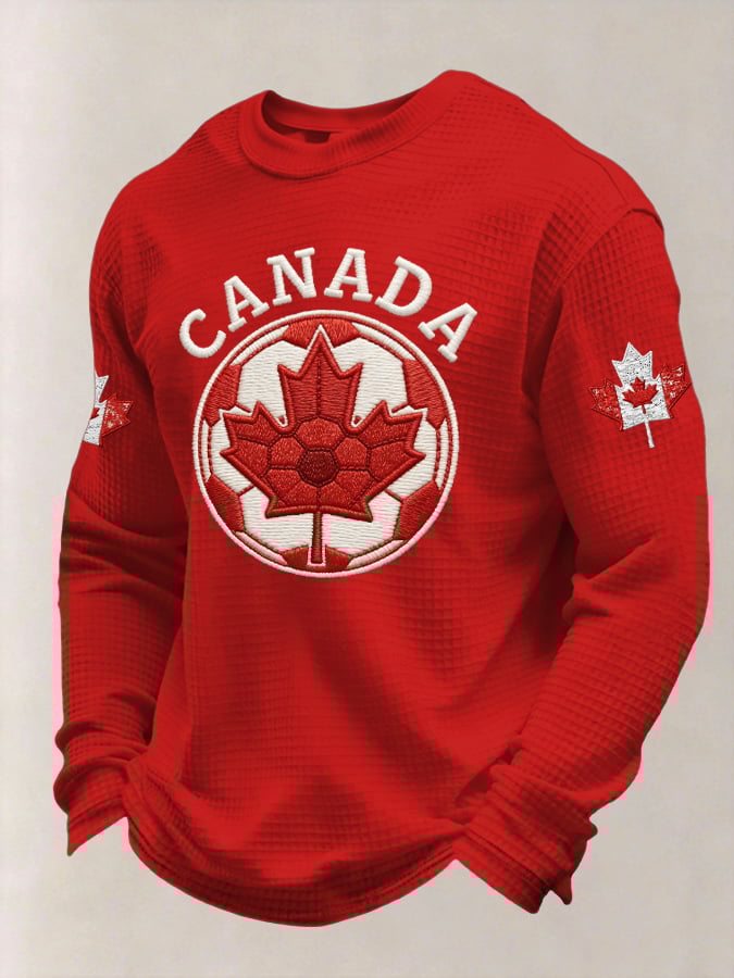 Men's Soccer Printed Casual Top