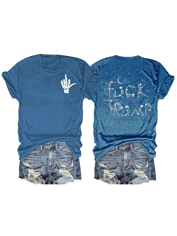 Women's Halloween FDT Printed T-shirt