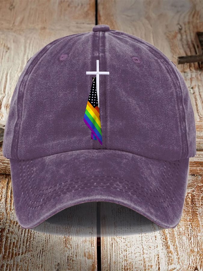 Unisex Gay Pride Print Printed Hat