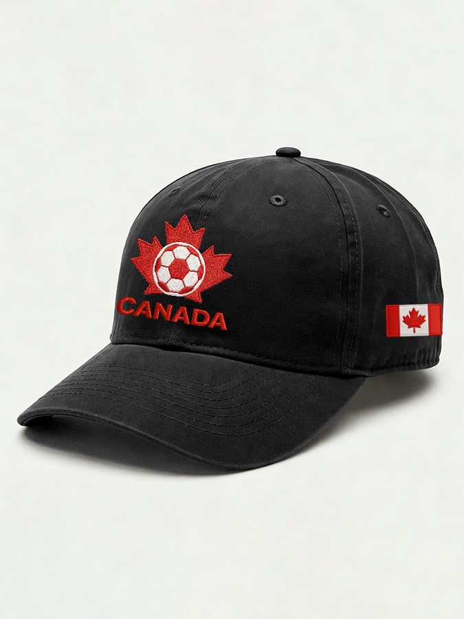 Unisex casual Canadian football washed cotton cap