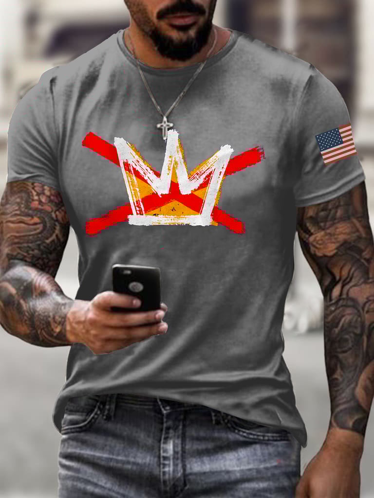 Men's Casual Reject King T-Shirt