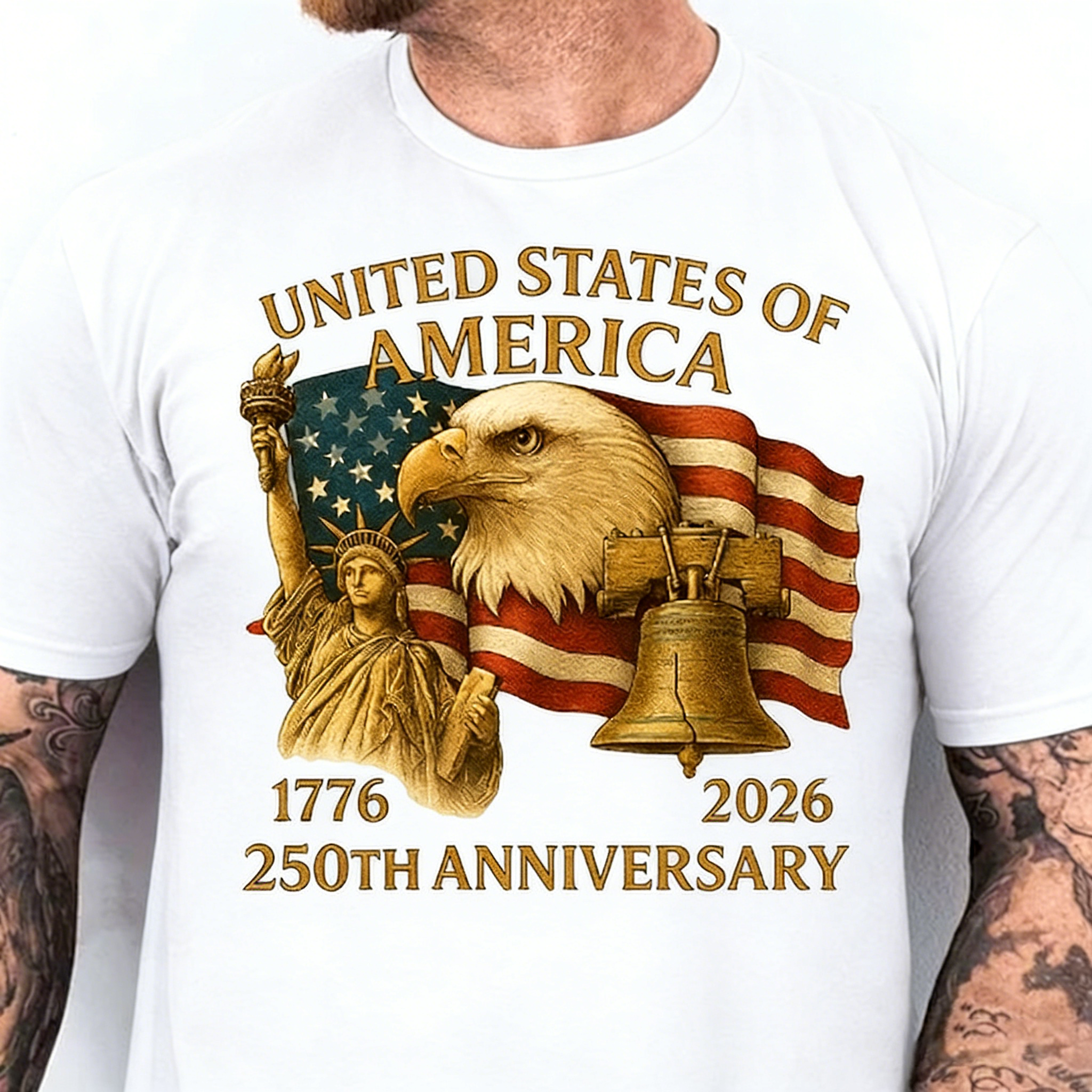 Men's 250 Years Anniversary USA Shirt