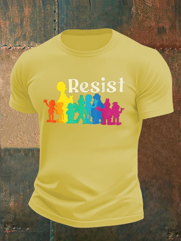 Men's Resist Printed Casual T-Shirt