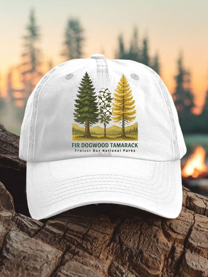 Unisex National Forest Park “Protect Our National Parks” Print Hat