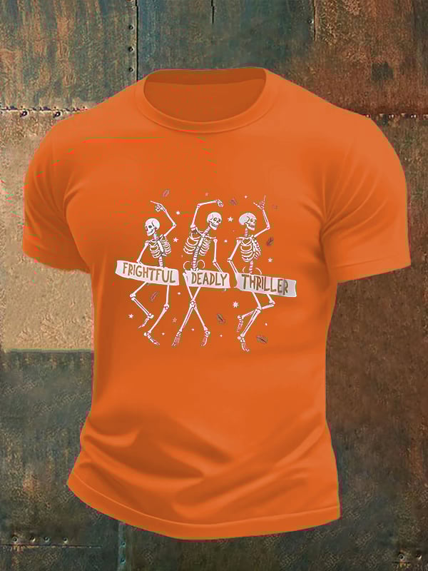 Men's   Skeleton FDT Print T-Shirt