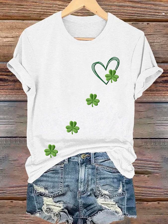Women's St Patrick's Day Casual T-Shirt