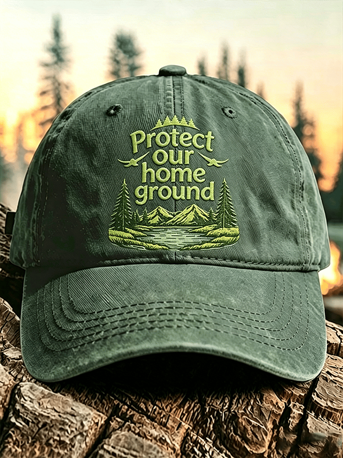 Protect Our Homeland Print Baseball Cap