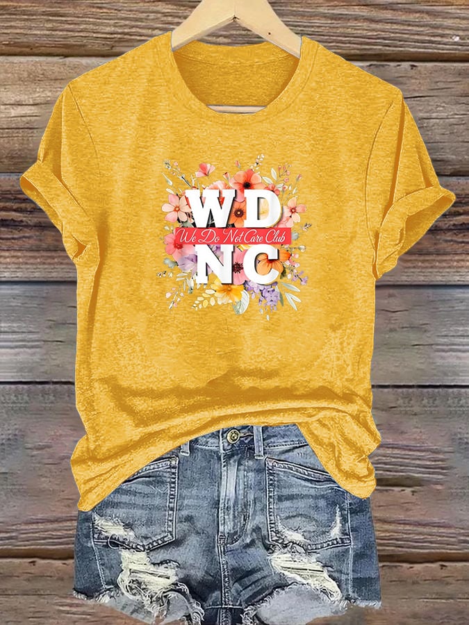 Women's  Retro Funny Proud Member Of Club Menopause Perimenopause Print T-Shirt