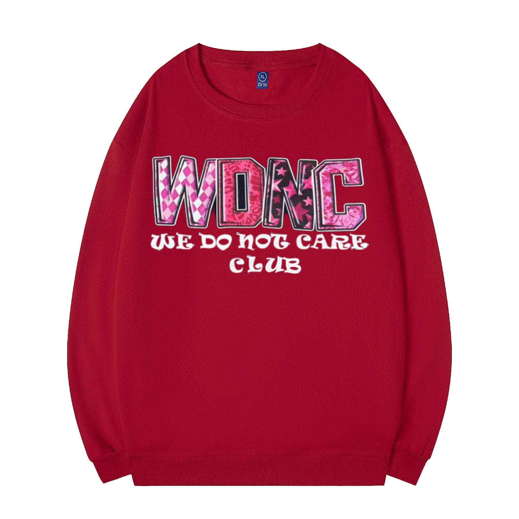 Women's Retro Funny Proud Member Of Club We Do Not Care Menopause Perimenopause Print sweatshirt