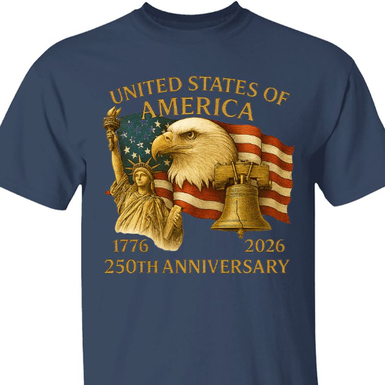 Men's 250 Years Anniversary USA Shirt
