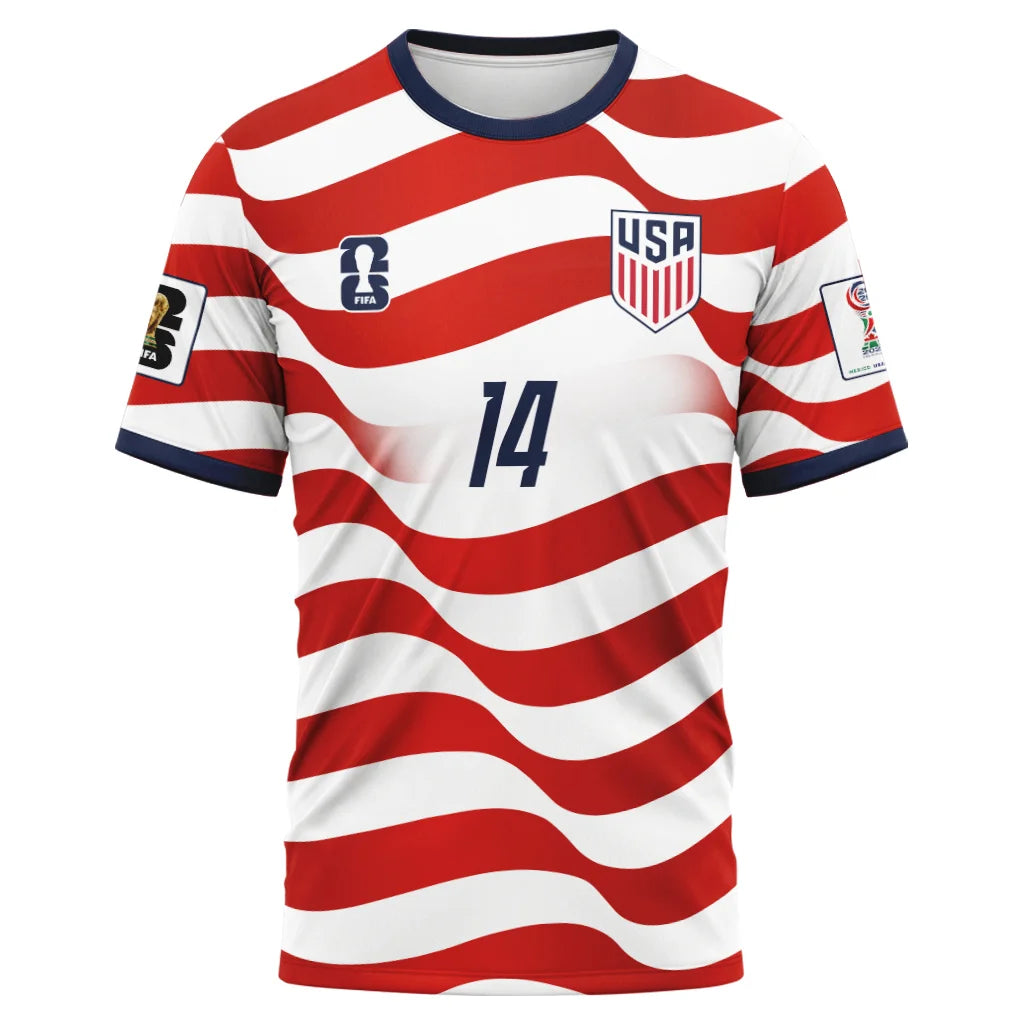 Berhalter 14 AOP T-Shirt World Cup USA Home