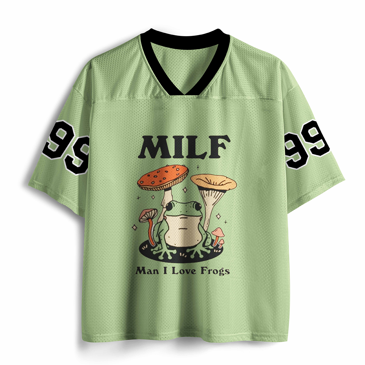 Vintage Man I Love Frog Mesh Jersey