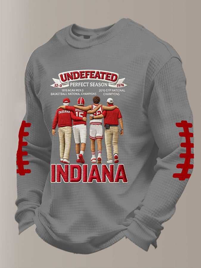 Men's Football Print Waffle T-Shirt