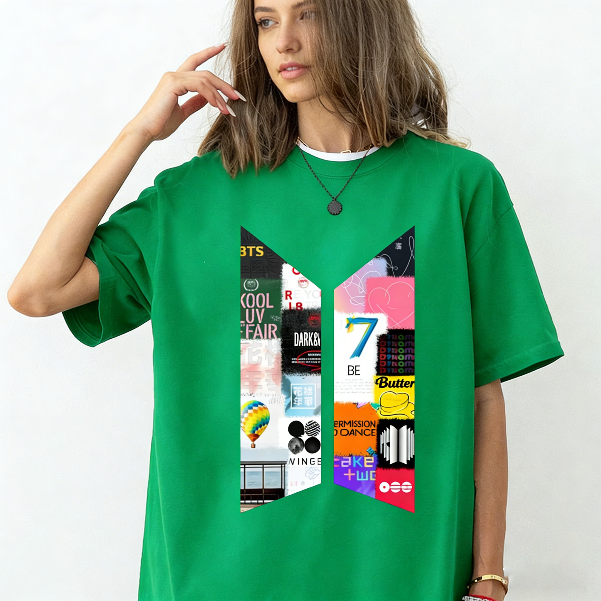 Women's BTS album logo T-shirt