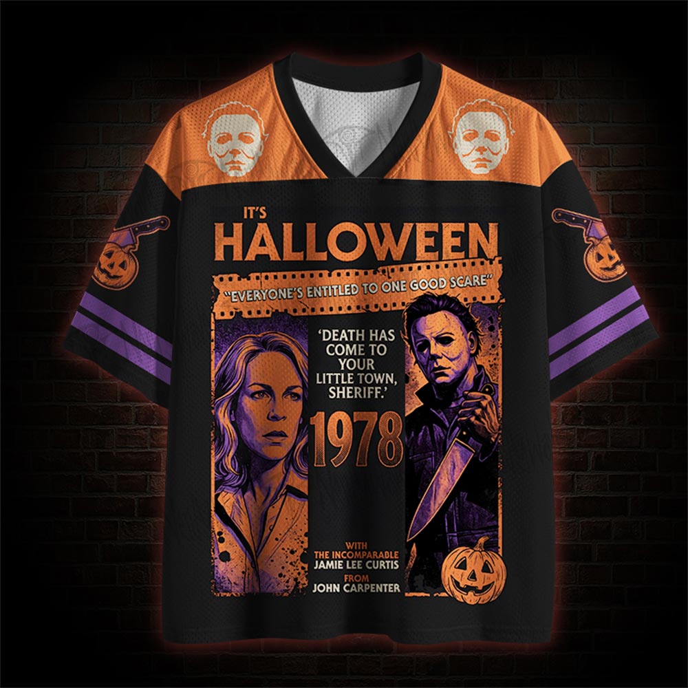Death Has Come to Your Town Horror Mesh Jersey