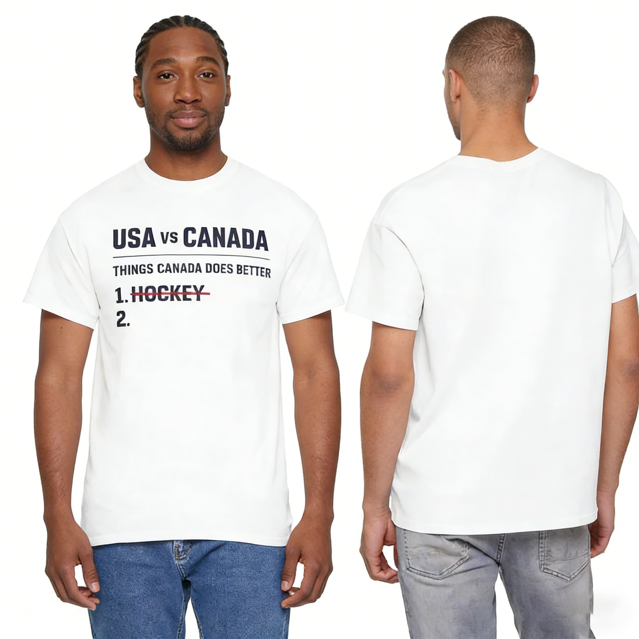 Unisex humorous print T-shirt