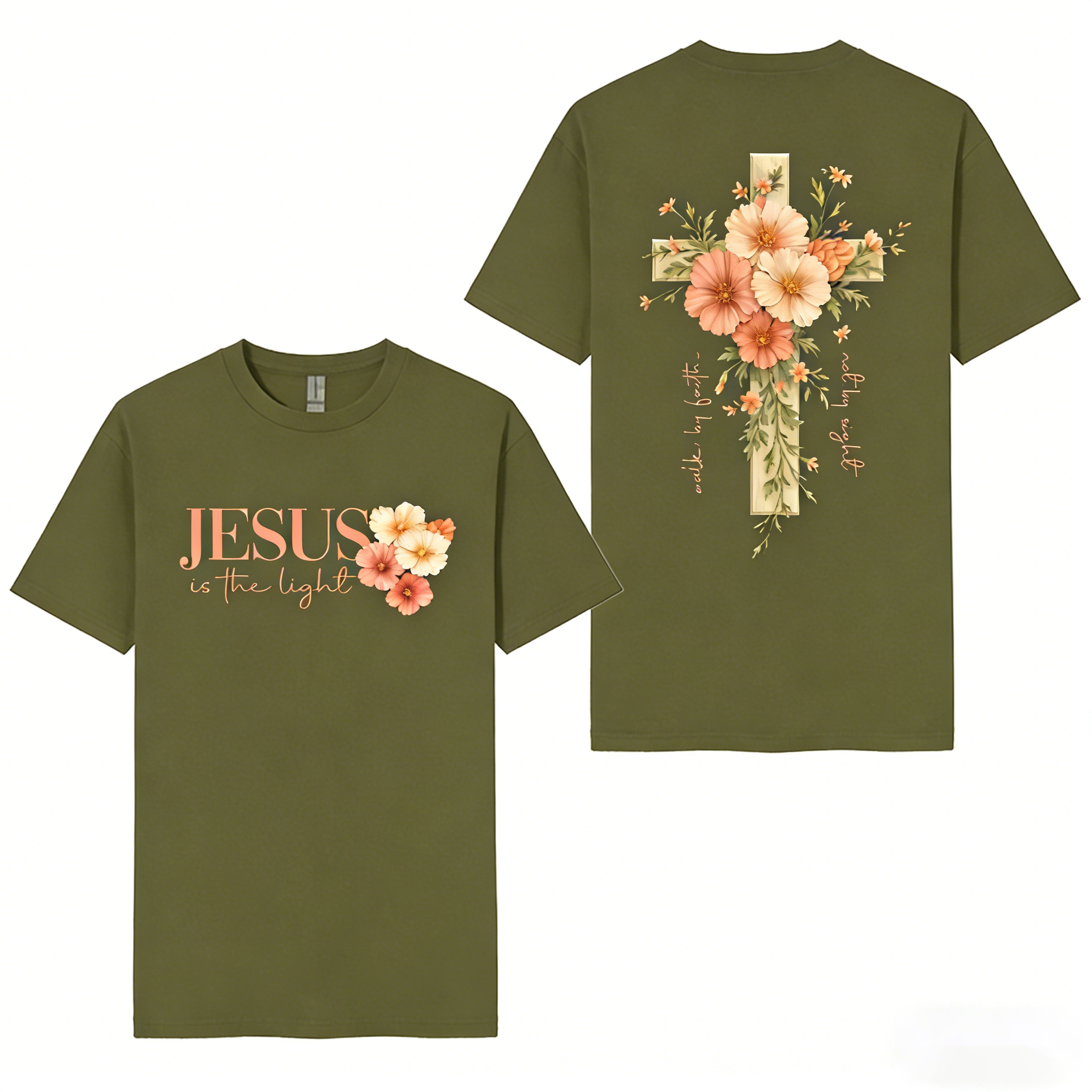 Men Faith Cross Christian Shirts