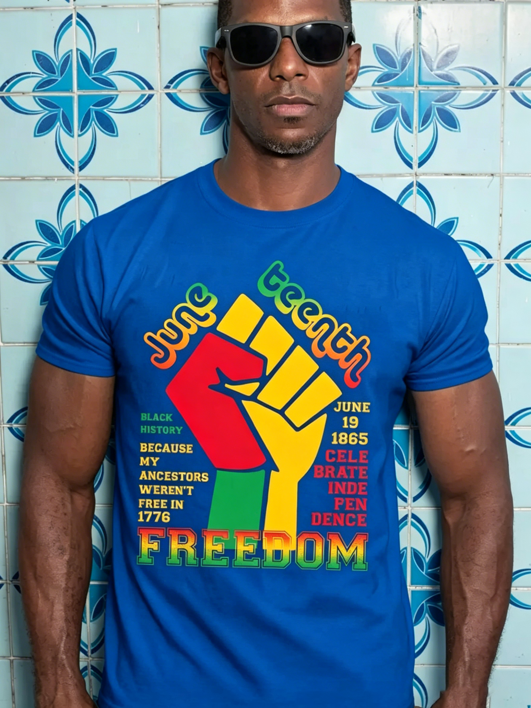 Men's Juneteenth Black Freedom 1865 T-Shirt