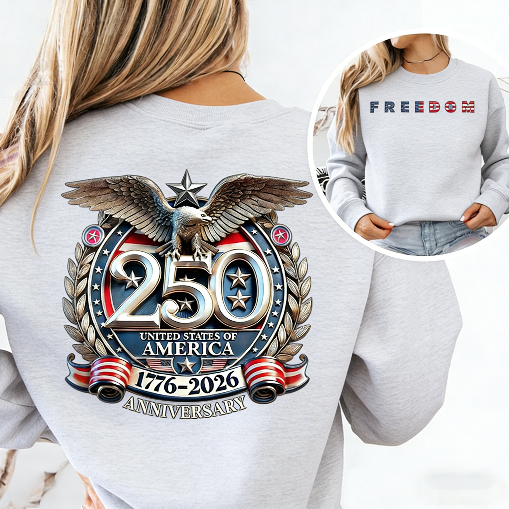 Women's Freedom 250th Anniversary Crew Neck Sweatshirt