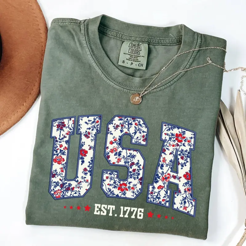Women's Comfort Colors USA Shirt