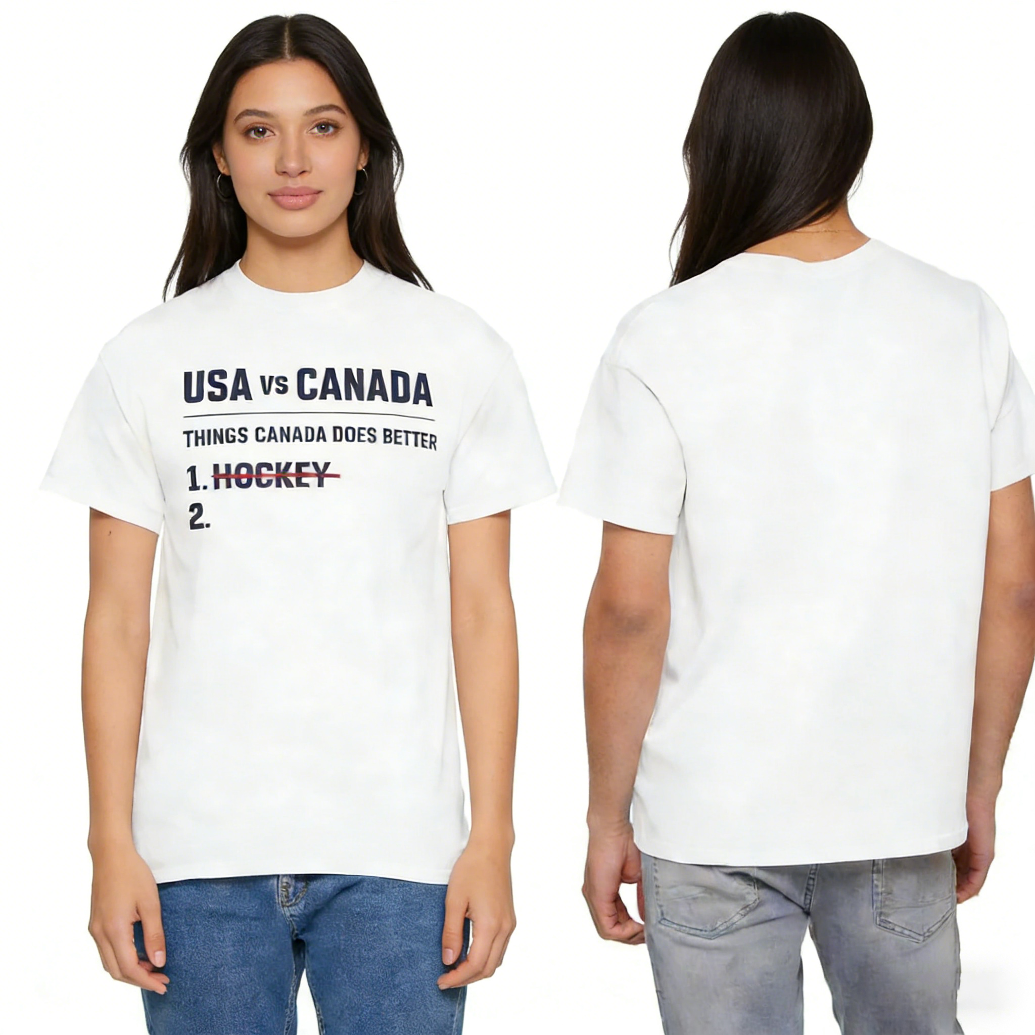 Unisex humorous print T-shirt