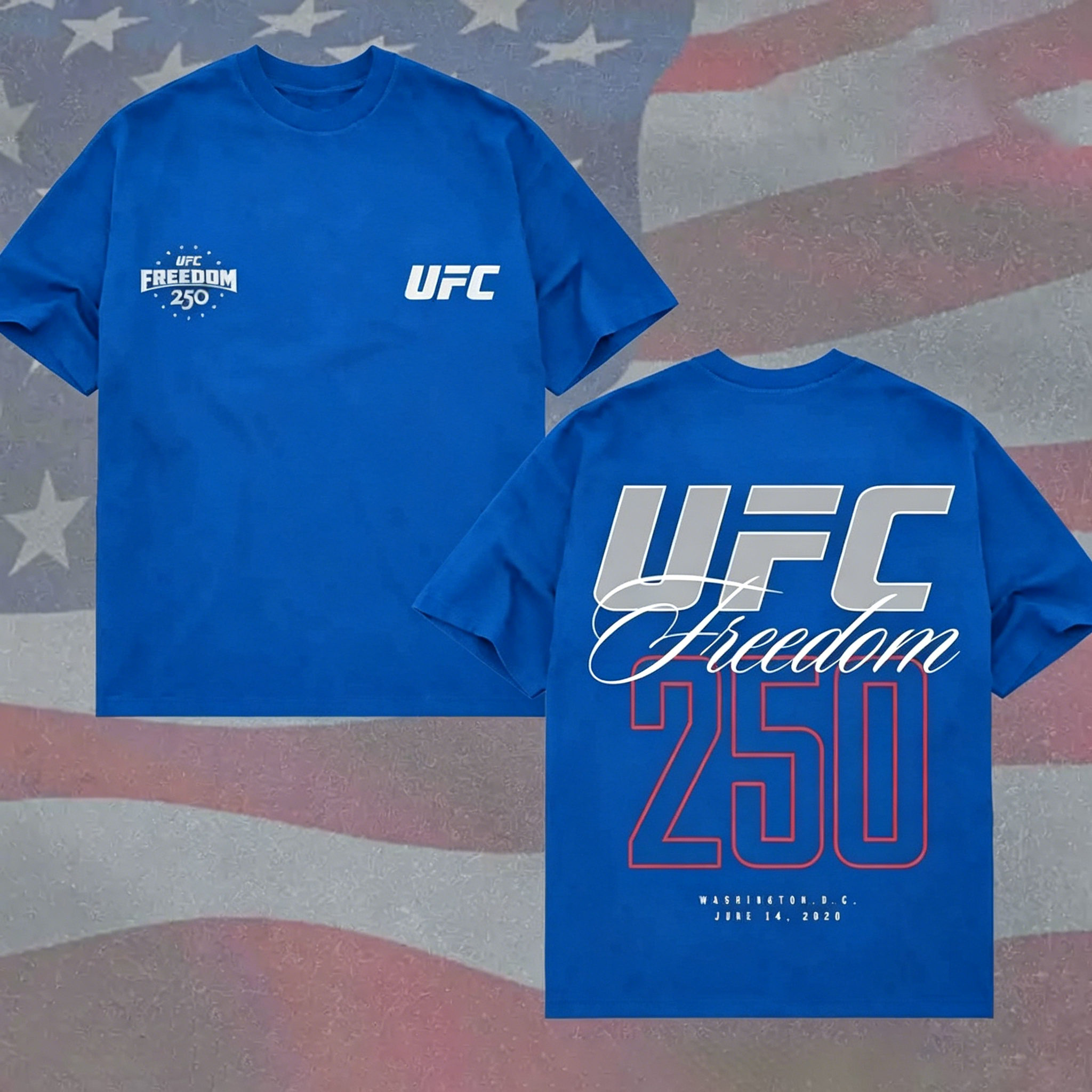 UFC MMA Freedom 250th Anniversary T-Shirt