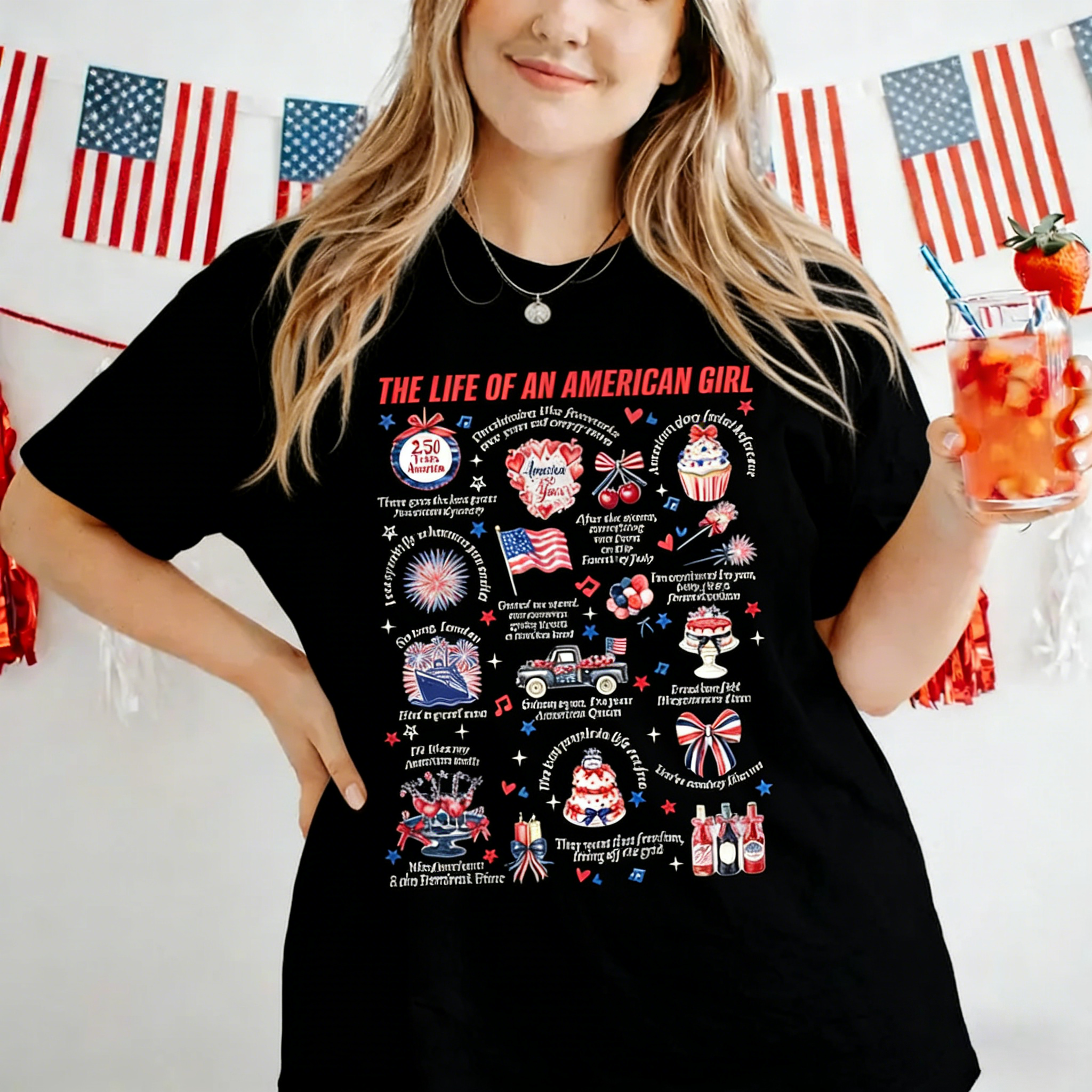 Women's  The Life of An American Girl T-Shirt