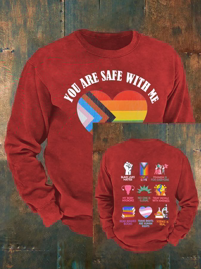 Men's  Love Wins Movement   Sweatshirt