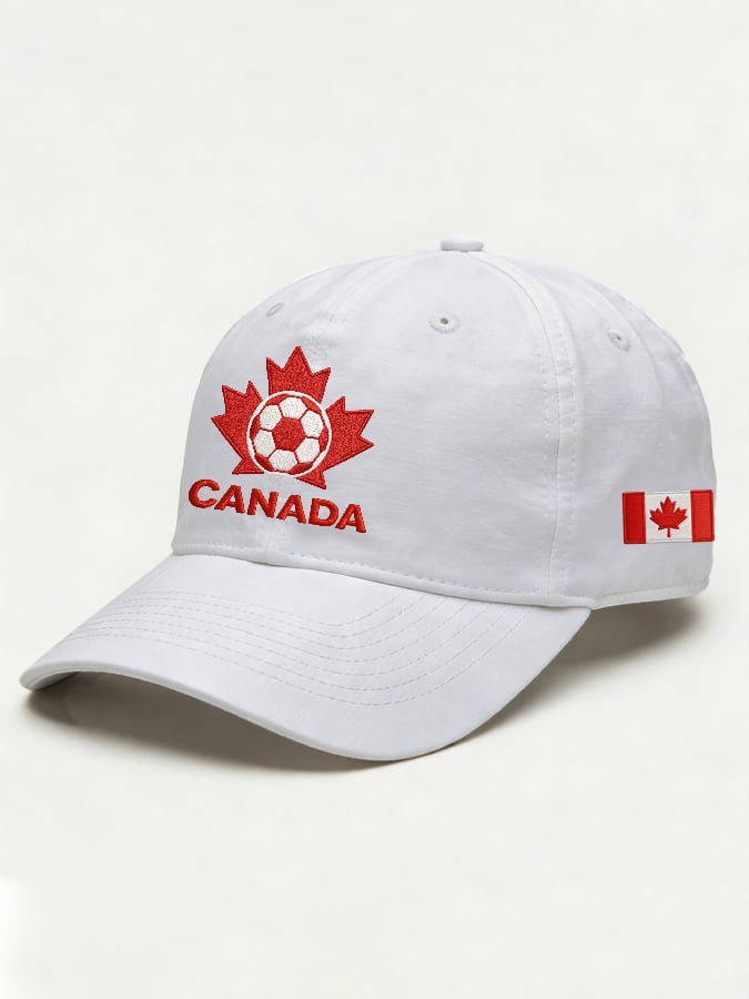Unisex casual Canadian football washed cotton cap