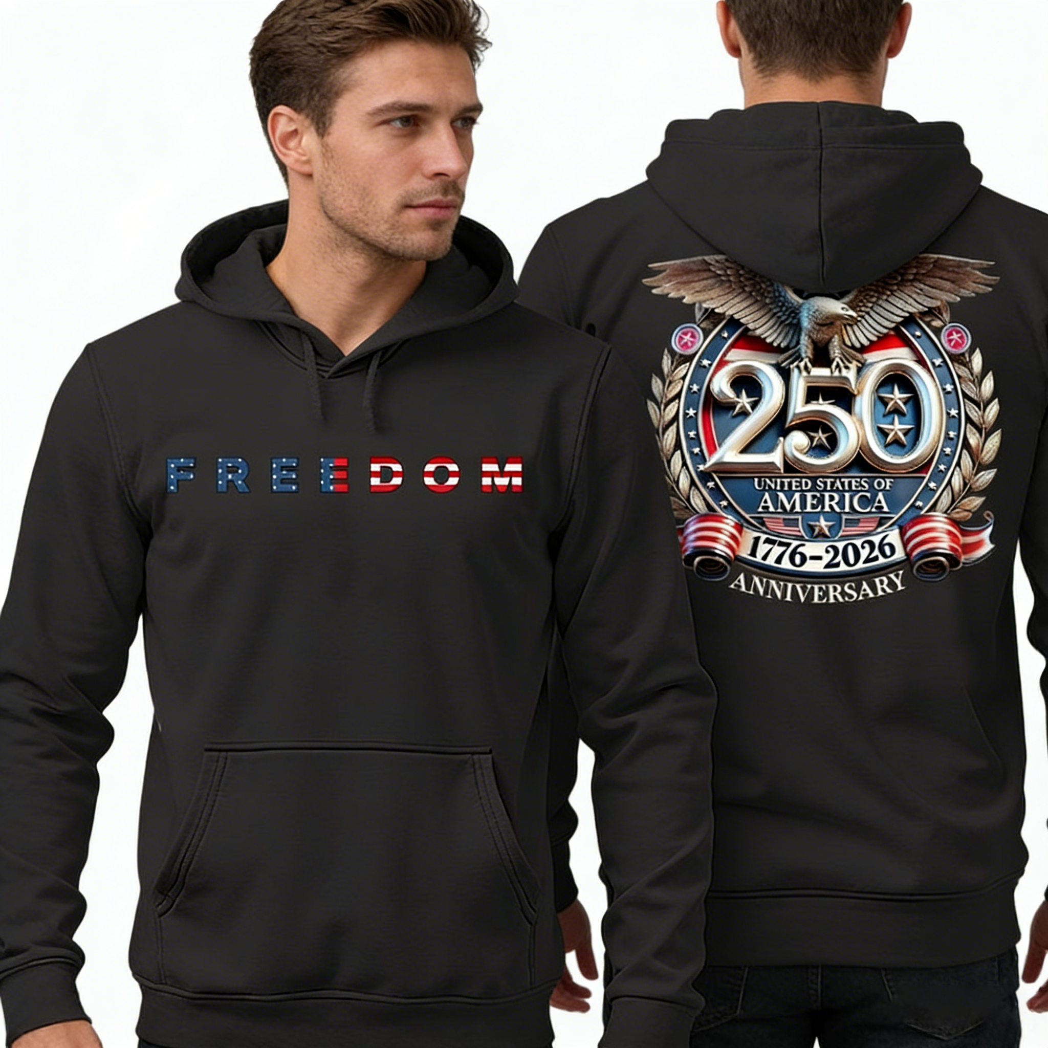Men's Freedom 250th Anniversary Hoodie