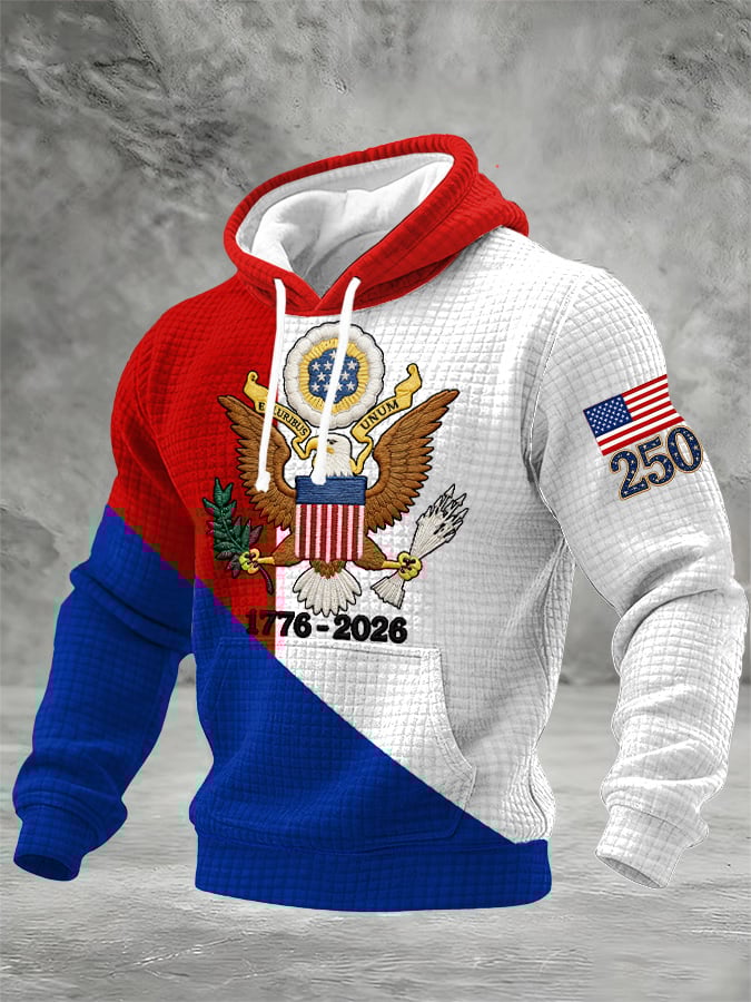Men's Retro 250th Anniversary Print Hoodie