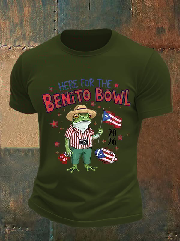 Men's  Benito Bowl Puerto Rico Football T-Shirt