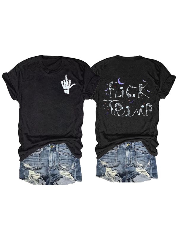 Women's Halloween FDT Printed T-shirt