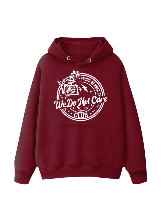 Women's  Retro Funny Proud Member Of Club Menopause Perimenopause  Print Casual  Hoodie